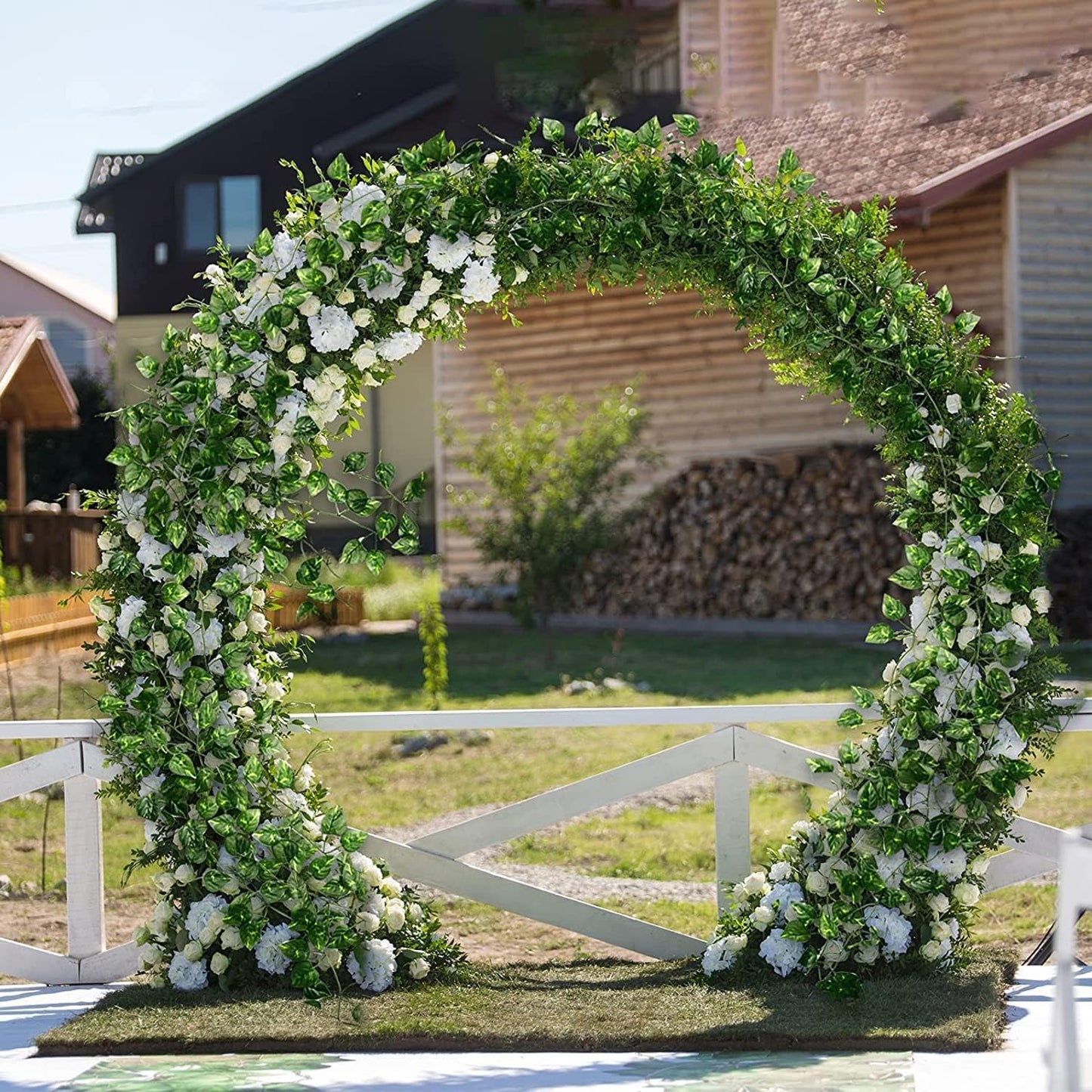 24-Pack Artificial Ivy Vines (168FT Total Length, 7FT Each) – Hanging Faux Greenery Garland for Wall Decor